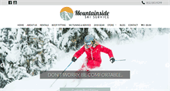 Desktop Screenshot of mountainsideski.com